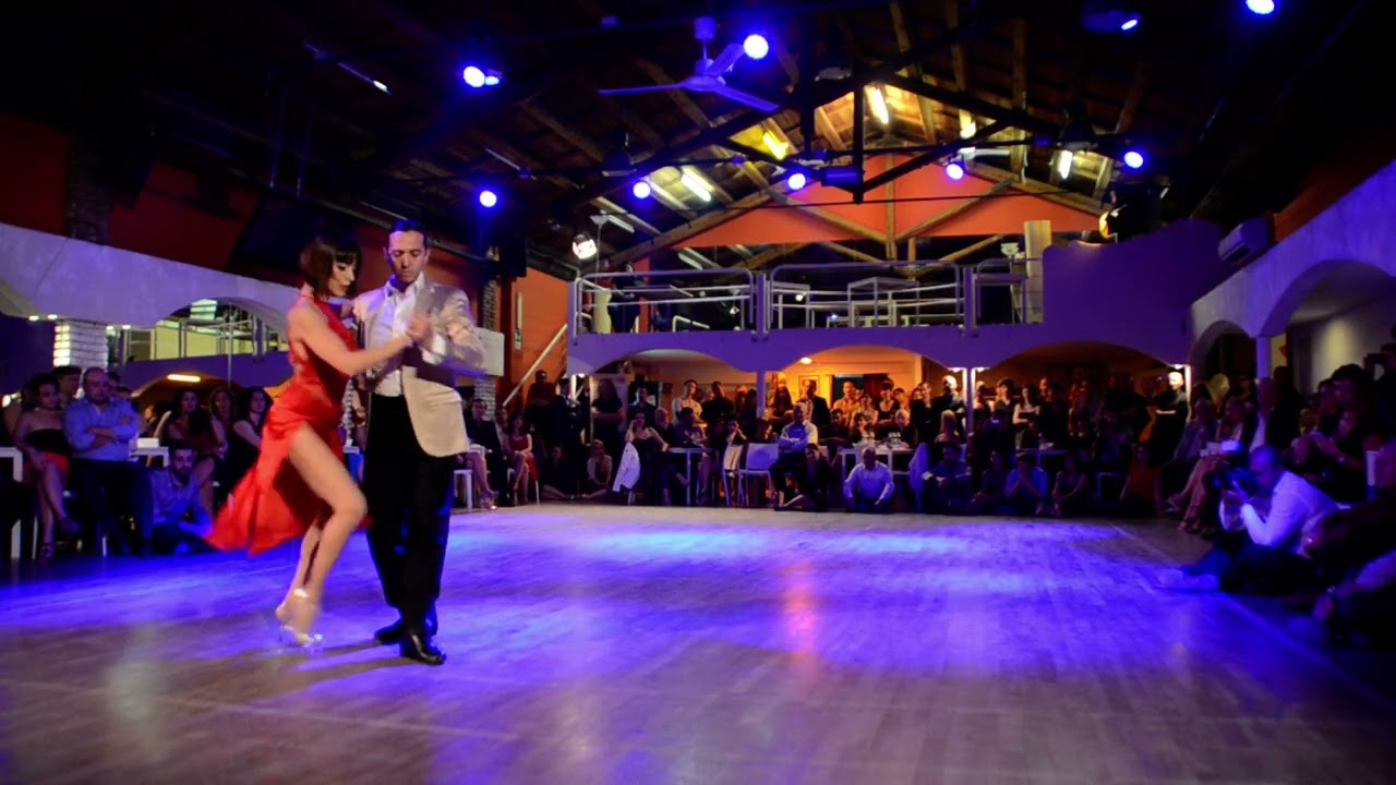 Gustavo Rosas. Tango DEMO Moderno con Gisela Natoli en Roma.MAYO 2015.ITALIA.