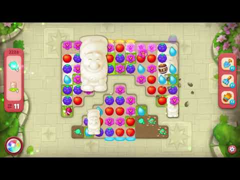 Gardenscapes 2228 Hard Level - 20 moves - NO BooSTERS