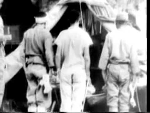 Landings on Okinawa 1945 WWII Battle of Okinawa newsreel world war two footage