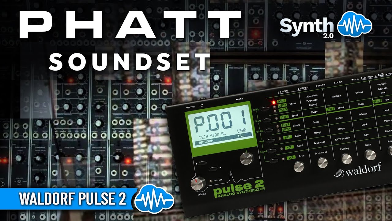 DSL009 - Phatt Soundset - Waldorf Pulse ( 40 presets ) - Video Preview 1