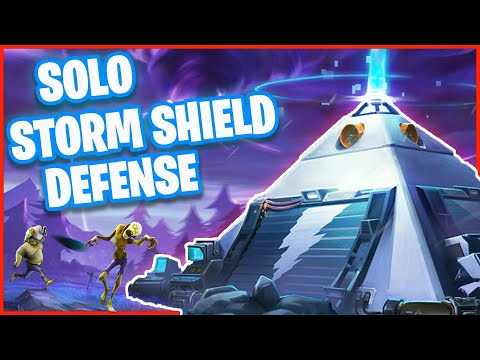 How To SOLO Storm Shield Defense With Ease! (Fortnite Save The World)