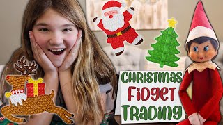 Christmas Pop It Fidget Trading With The Elf On The Shelf! Ellie Sparkle Has Pop Its!