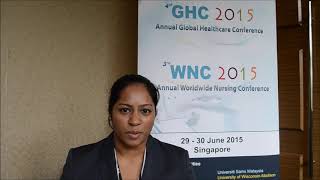 anhavi Yateen Sirsat at GHC Conference 2015 by GSTF Singapore