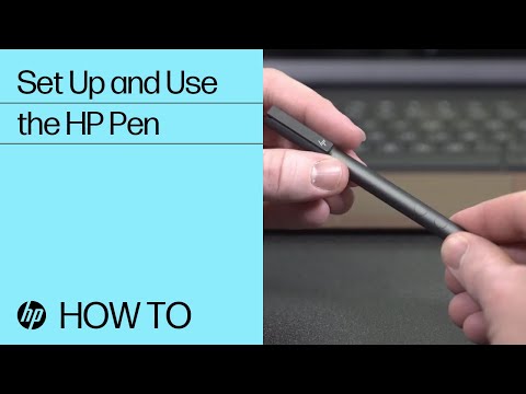 How to set up and use the hp pen/ hp computers/ hp