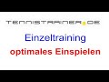 Einspielen Im Einzeltraining