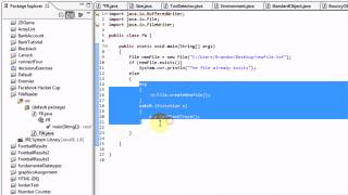 Learning Java: Part 16: Creating Files and Writing Into Them