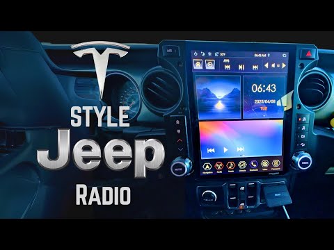 MASSIVE 12.1" Tesla Screen for Jeep Wrangler & Gladiator! Linkswell Gen5 Review & Installation