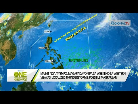 One Western Visayas: Mainit nga tiyempo, magapadayon pa sa weekend sa Western Visayas