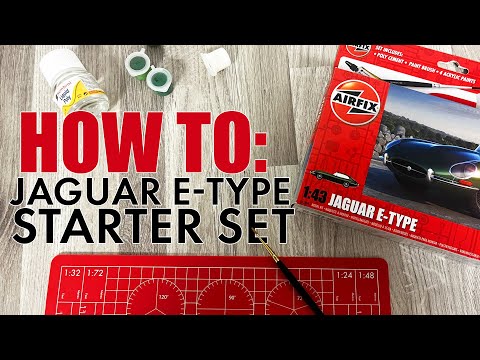 How To: Airfix Starter Set - Jaguar E-Type (A55009)