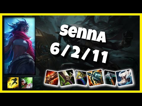 Senna Gameplay Challenger Replay S11 - 11.2 Bot Lane (6/2/11) - NA