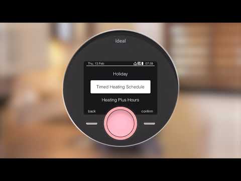 Setting Schedules in Ideal Heating Halo Combi