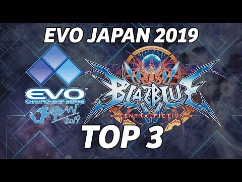 EVO JAPAN 2019 ► BLAZBLUE CF, TOP 3, GRAND FINALS, FENRITTI, MASA, RIKUTOXUE