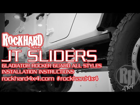 Gladiator JT Rocker Guards All Styles - Install Video Instructions by Rock Hard 4x4
