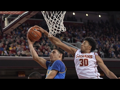 Highlights: USC men's basketball upsets No. 8 UCLA in Crosstown Showdown