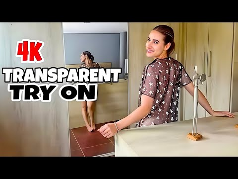 4K Transparent Outfit Try-On Haul | Sheer Dress & Micro Bikini Shein Looks