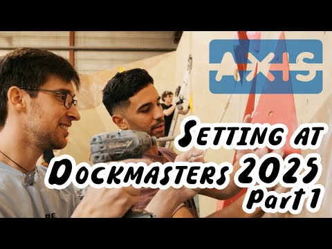 Setting the hardest qualification Boulder at Dockmasters 2025