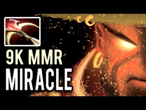 Miracle is NOT Human 15 mins GodLike 75k DMG Immortal Ember Spirit 9k MMR Gameplay Patch 7.01 Dota 2