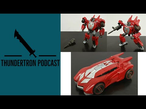 Thundertron Podcasts: Transformers Studio Series Gamer Edition Deluxe Class Sideswipe First Look!!!