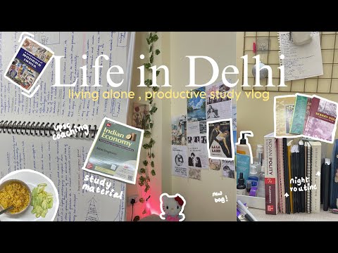 🍡STUDY VLOG📖 + BOOKS I USE. ( After coaching night routine, skincare, studying, study materials)