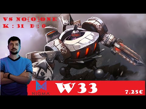 [DOTA 2] Nigma.w33 the TIMBERSAW vs No[o]ne [MIDLANE] [K : 31 D: 0] [7.25C]