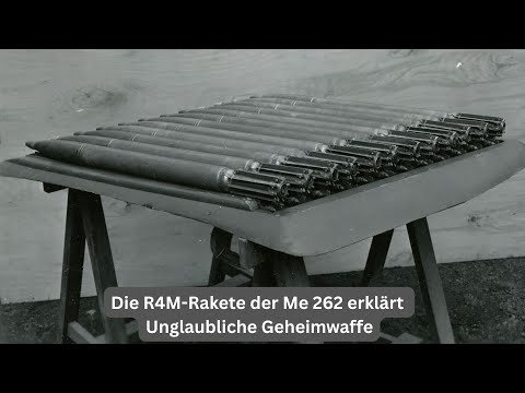 The Me 262's Secret Weapon: The R4M Rocket Explained | WW2 German Engineering