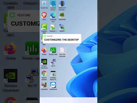 Personalizing the Windows Desktop in Windows 11