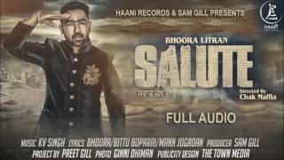Latest Punjabi Song ● 2017 ● Salute ● Bhoora Litran ● Full Audio ● HAAਣੀ Records