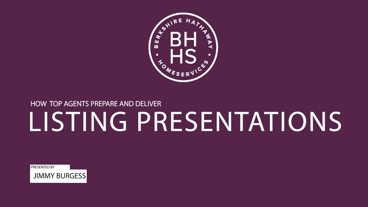How to Prepare For And Deliver A Great Listing Presentation