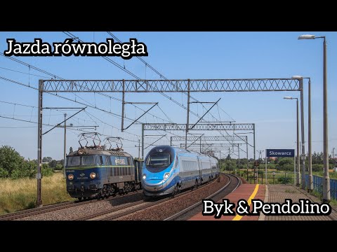 Jazda równoległa Pendolino i Byka [Skowarcz]