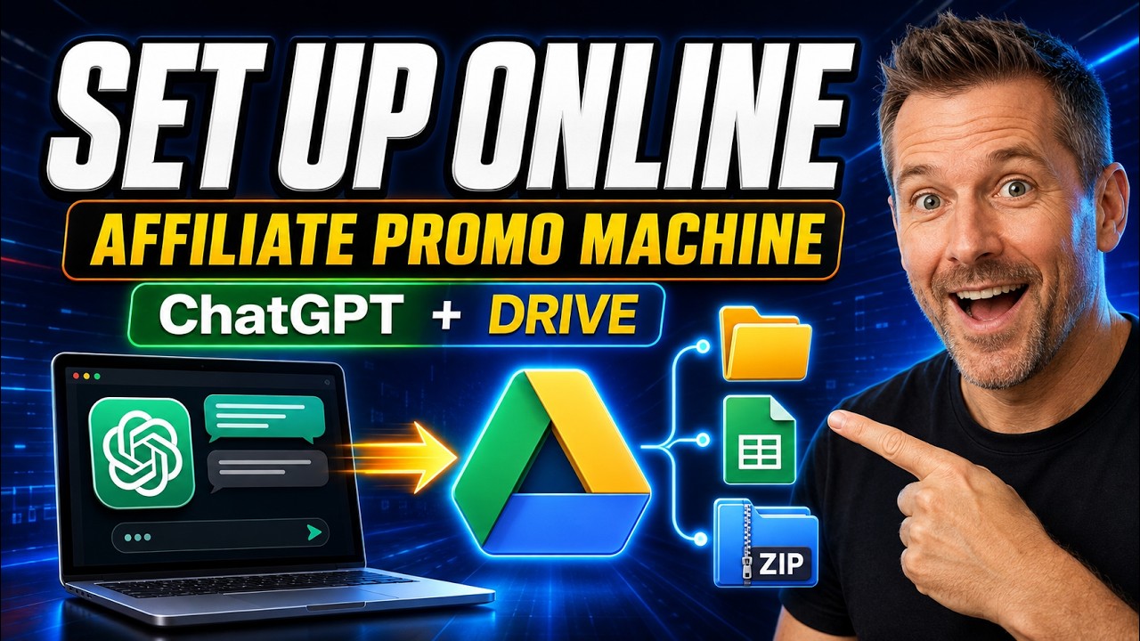 Build Your Affiliate Promo System: ChatGPT + Google Drive Tutorial