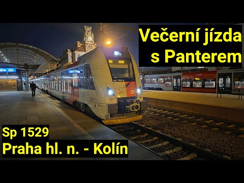 Cabview #27 / Praha hl. n. - Kolín / Sp 1529 / strojvedouci.com (4K)