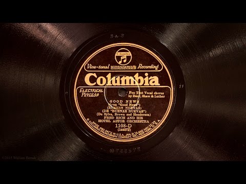 Good News • Fred Rich and His Hotel Astor Orchestra (Victrola Credenza)