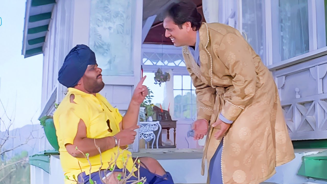 Pardesi Babu And Satish Kaushik Lotpot Comedy 😂 | Govinda, Raveena Tandon | Bollywood Comedy