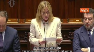 Meloni cita strage di Sydney: "Brutale attacco antisemita", standing ovation in Aula per le...
