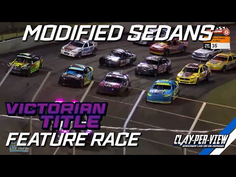 Modified Sedans | Victorian Title 2023/24 - Warrnambool - 24th Feb 2024 | Clay-Per-View