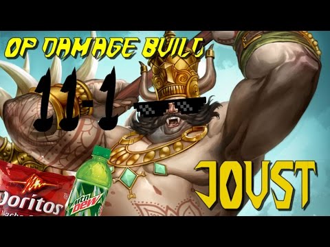 Kumbhakarna OP Damage build (Smite joust gameplay)