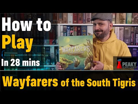 How to play Wayfarers of the South Tigris board game - Full teach + Visuals - Peaky Boardgamer
