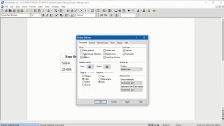 Changing Display Settings in WordPerfect