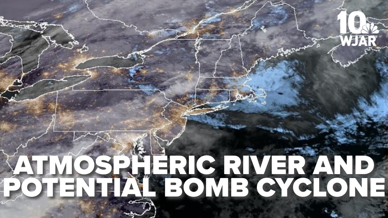Atmospheric river and potential bomb cyclone bring chaotic weather to east coast