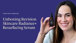 Revision Skincare Radiance+ Resurfacing Exfoliating Serum Unboxing