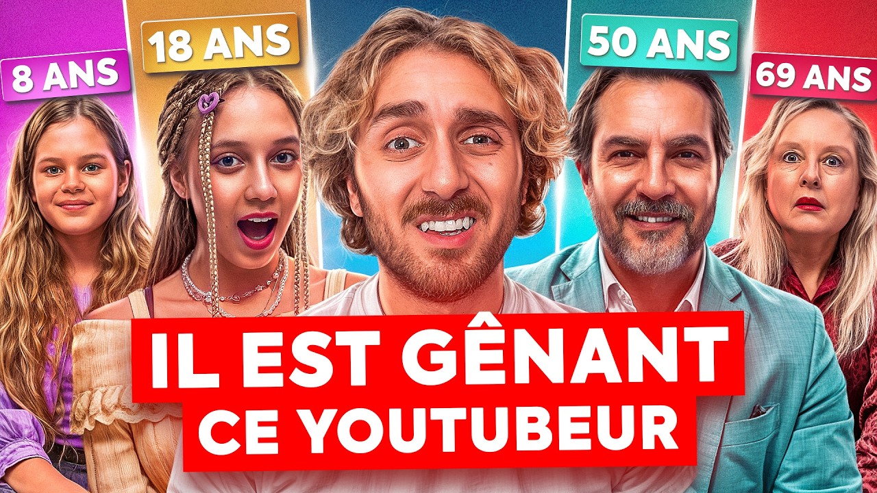 5 générations jugent mes vidéos ! ( ils me terminent...)