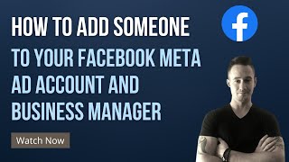✅How To Add Someone To Your Facebook Meta Ad Account and Business Manager