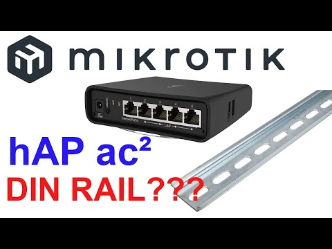 MIKROTIK hAP ac² DIN Rail 35mm mount adapter (Installation accessory)