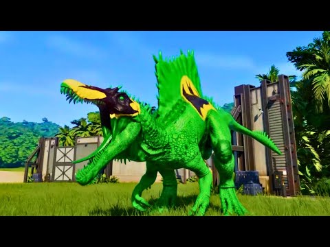 Batman Spinosaurus epic battle vs Chomper Rex, what is the strongest dinosaur in JWE?