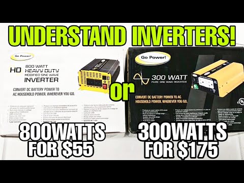 Pure vs Modified Sine Wave Inverter! Worth the HUGE price difference? Find out!
