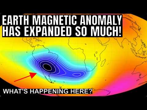 South Atlantic Magnetic Anomaly Is Growing in a Bizarre Way