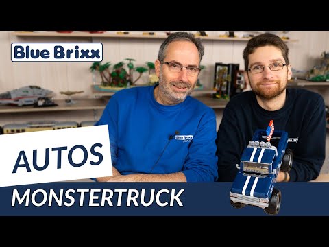 Monstertruck dunkelblau