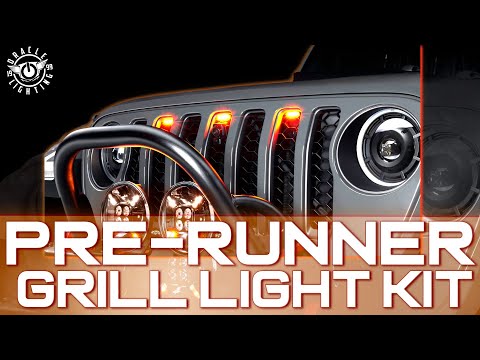 Pre-Runner LED Grill Light Kit Install on Jeep Wrangler and Gladiator by ORACLE Lighting
