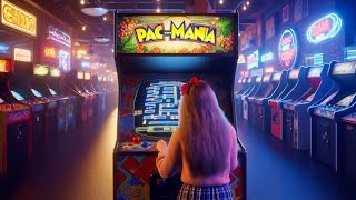 Pac-Mania: Such a fun and classic #arcade #game #pacmania