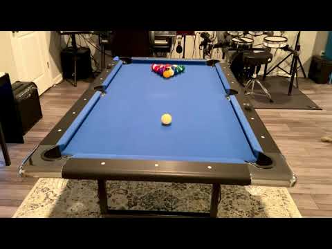 Hathaway Fairmont Portable 6-Ft Pool Table for Families with Easy Folding for Storage, Includes Ball